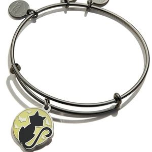 Alex and Ani Black Cat Glow in the Dark Bangle
